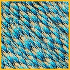 West Coast Paracord Multi Color Nylon Military 550 Type III 7 Strand 100ft