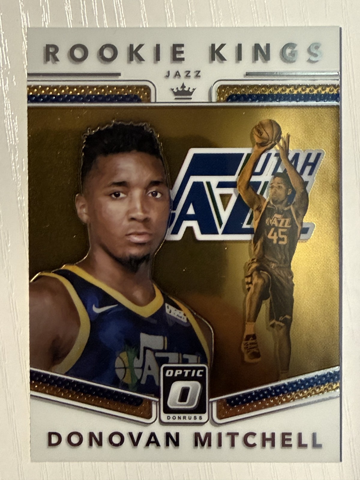 Donovan Mitchell 2017-18 Panini Donruss Optic Rookie Kings #13 Jazz Cavaliers