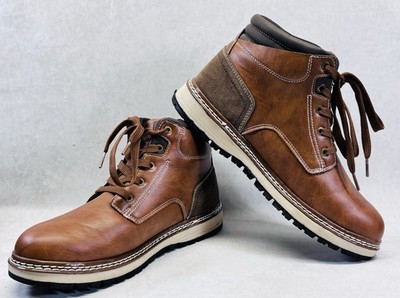 Arrigo Bello AM056-3 Mens Boots Brown Size 8.5 Casual Lace Up Excellent