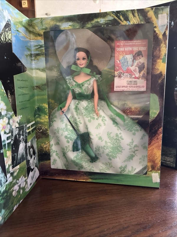 Barbie~Scarlett O'Hara~Barbecue Dress~Hollywood Legends ~ NIB! - Free Shipping