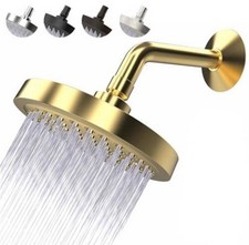 High Pressure Shower Head - Anti-Clogging Silicone Nozzles - 2.5 GPM Remova