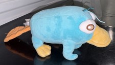 DISNEY STORE Perry the Platypus Plush Stuffed Animal Phineas And Ferb Movie EUC