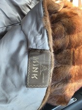 Mink Fur Stole Brown Japanese Imported Wrap