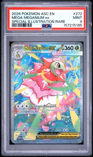 Mega Meganium ex graded PSA 9 for sale on eBay