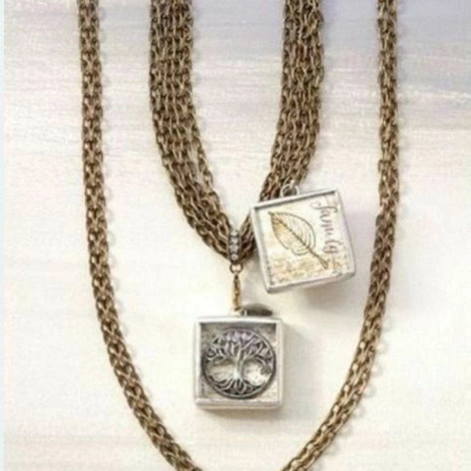 Paquete de 4 gargantillas/pendientes/2 dijes Jewel Kade Gallery Collection