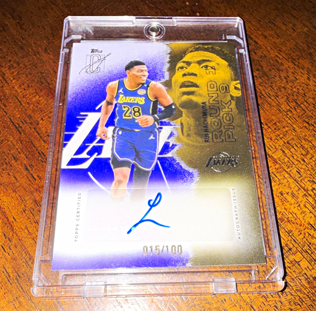Topps 2026 Signature Class - Rui Hachimura Lakers Auto VCA-RUI 15/100