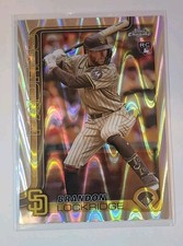 Brandon Lockridge Rookie Ray Wave Refractor 2025 Topps Chrome Baseball
