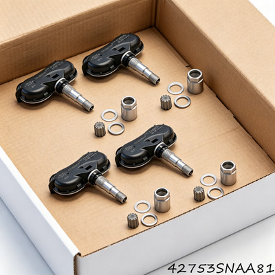 4Pcs 42753SNAA81 TPMS Tire Pressure Monitoring Sensor for Honda insight 2009-16