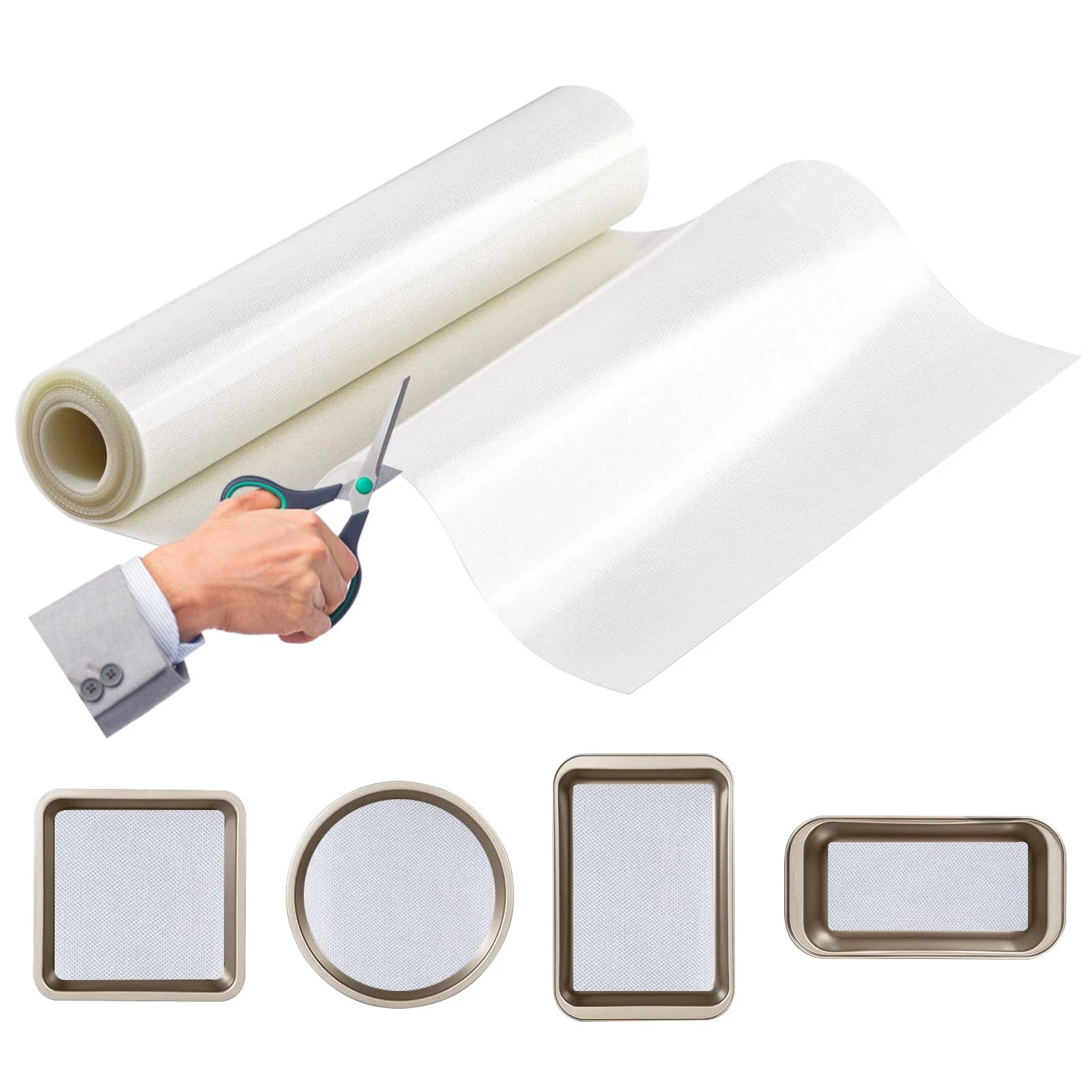 Silicone Baking Mat Roll, Cut to Size Silicone Mat, Non-slip Silicone Pastry ...
Opens in a new wind