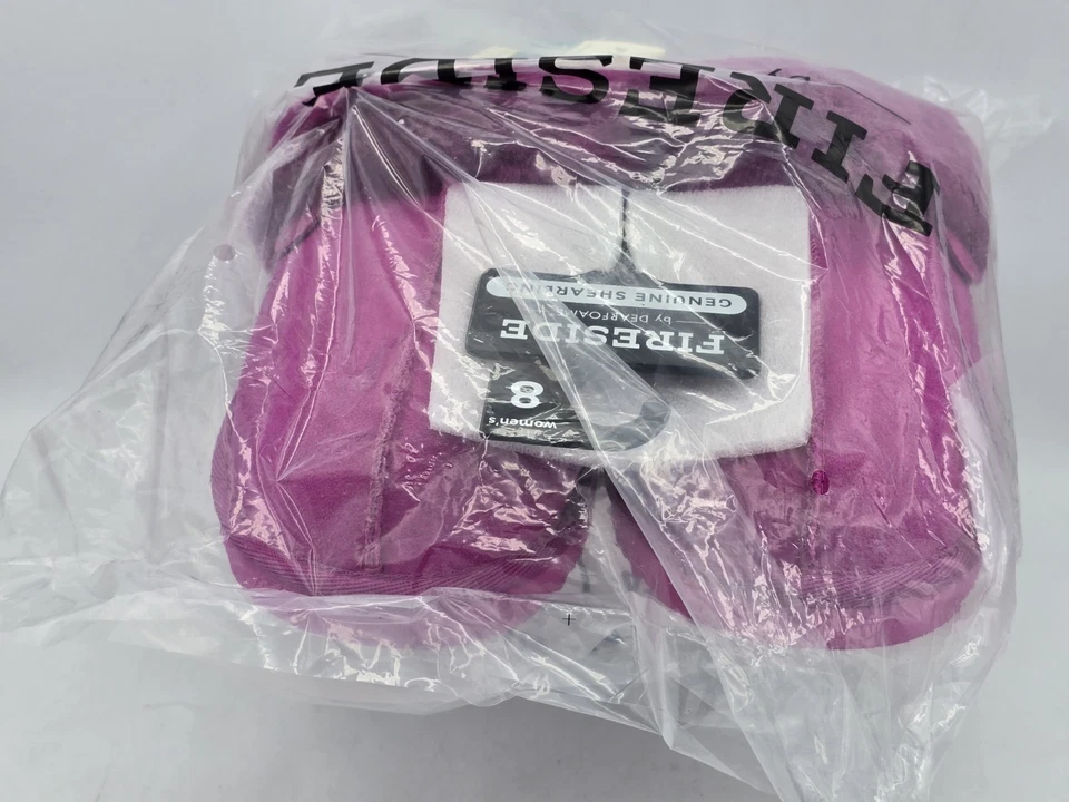 Zapatillas para mujer Fireside By Dearfoams Sydney, gamuza de oveja genuina talla 8 Foto 2 de 4