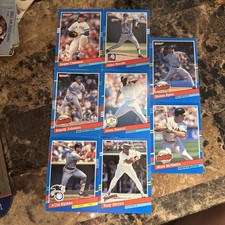 1991 Donruss Star/HOF Lot (8)  Johnson Ryan, McGuire, Clemens, Ripken Ex +