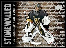 2018-19 Upper Deck Stonewalled Marc-Andre Fleury Vegas Golden Knights #SW-40