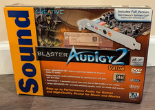 Creative Labs Sound Blaster Audigy 2 Value - PCI Sound Card - CIB - SB0400