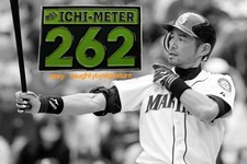 00's MARINERS ICHI METER 262 PIN SEATTLE 2026 ICHIRO T-MOBILE SGA 7/19/26 #4/7