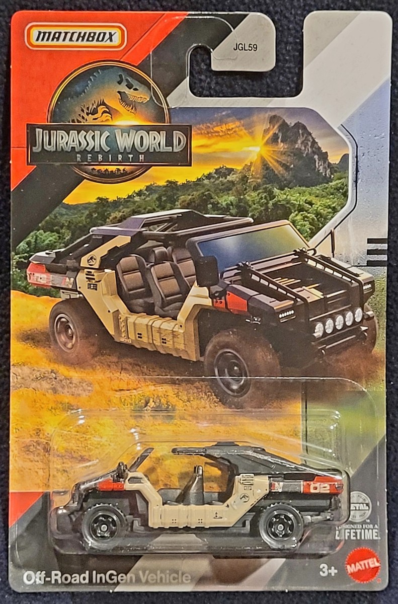 NEW 2025 Matchbox Jurassic World Rebirth Off-Road InGen Vehicle