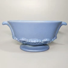 Rumrill Pottery Planter 705 Blue Vintage