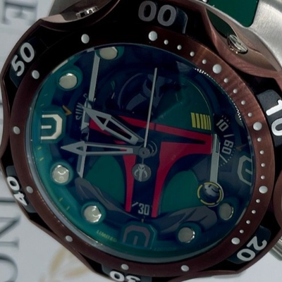 Invicta Reserve Star Wars Boba Fett Venom Ronda Z60 Caliber Men's