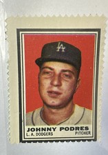 1962 Topps - Stamps Johnny Podres