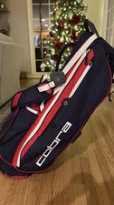 Cobra Ultralight Pro Stand Golf Bag - Red/White/Blue - Excellent Condition