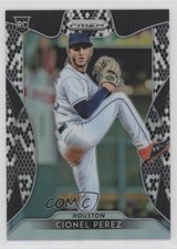 2019 Panini Prizm Tier II Snakeskin Prizm 6/50 Cionel Perez #185 sc2