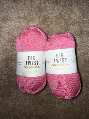 Big Twist Amigurumi Yarn/  70%Acrylic 30% polyamide/ 1.7oz / Strawberry Milk