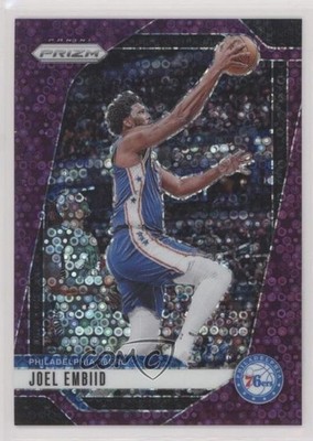 2024-25 Panini Prizm Fast Break Purple Prizm 72/75 Joel Embiid #28 hs9