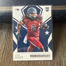 Panini 2020 Rookies & Stars Kyle Dugger Rookie Patriots NFL Card #193. rookie card picture