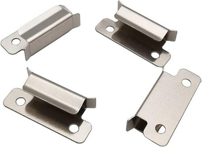 High-Quality 7mm Platform Clamps for 3D Printers - 4 Stainless Steel Clips