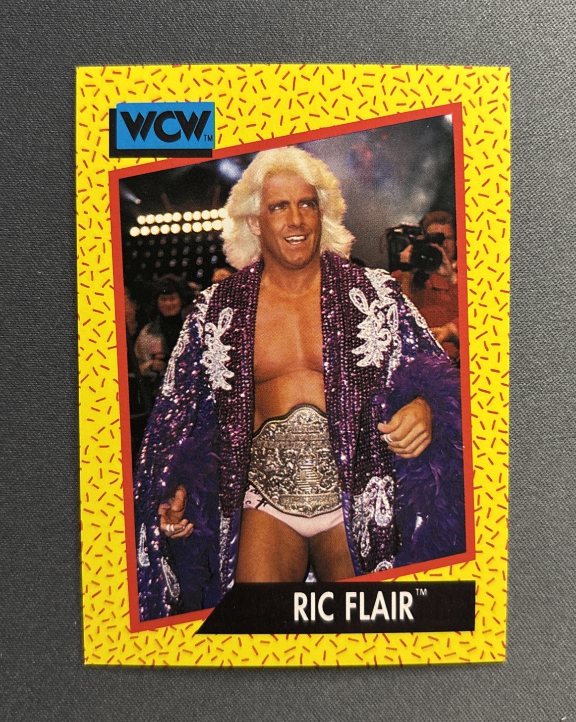 🔥🔥1991 WCW Impel Wrestling - Ric Flair #44 - NM/EX - FREE SHIP!