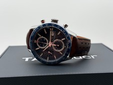 TAG Heuer Carrera CBM2112 Calibre 16 Stainless Steel Blue Dial Mens Watch 41mm 8