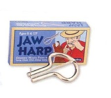 Jaw Harp by Schylling - Child's old fashioned musical instrument Silver