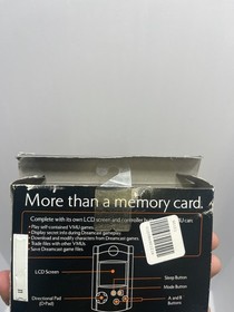 Sega Dreamcast Visual Memory Unit VMU OEM Green - Complete In open Box TESTED 