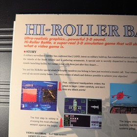 RARE Pioneer LaserActive Hi-Roller Battle Game