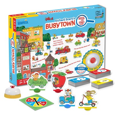 Briarpatch Richard Scarry Busytown Seek & Find Game Preschool Kindergarten 1s...