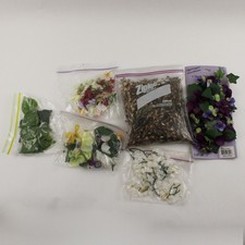 Mixed Lot of Artificial Flowers  Floral Accents for Craft Home D cor