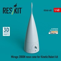 Reskit RSU48-0405 - 1:48 Mirage 2000N Nose Cone For Kinetic/Italeri Kit (3D Prin