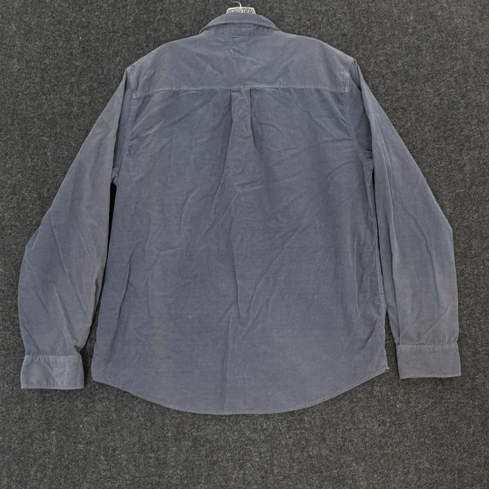 Marine Layer Shirt Men's Large Blue Corduroy Pocket Soft Casual Faded