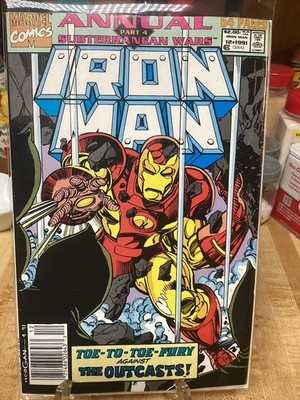 Iron Man Annual #12 Newsstand Variant (Marvel Comics September 1991)