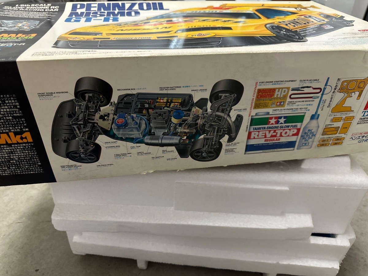 Tamiya TGX Pennzoil Nissan Skyline GT-R R33 JGTC Champion 1/8