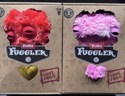 Valentines Fuggler Love Fuggs 9 Inch Plush | Set Of Two | On Hand Ready To Ship
