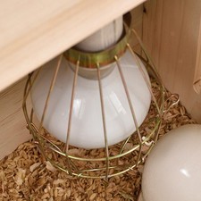 Reptile Heat Lamp Guard Anti Scald Mesh Cover Portable Multi Purpose Iron Sturdy