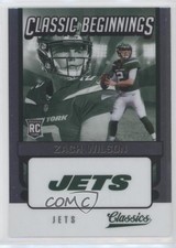 2021 Panini Classics Classic Beginnings Zach Wilson #CB-ZW 05dl