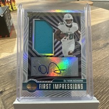 2023 Illusions De'Von Achane First Impressions Rookie Patch Auto /399 RPA