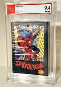 Spider-Man Sega Genesis PSA Graded 9.4 CIB MINT Complete in Box Not WATA CGC VGA