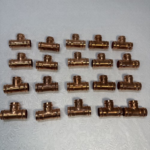 Copper T Fitting Watts 1/2"x1/2x1/2" Pre-soldered Ez Sweat Lot Of 20