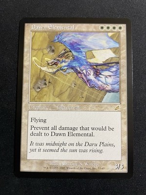 Mtg X1 Dawn Elemental Scourge Magic The Gathering