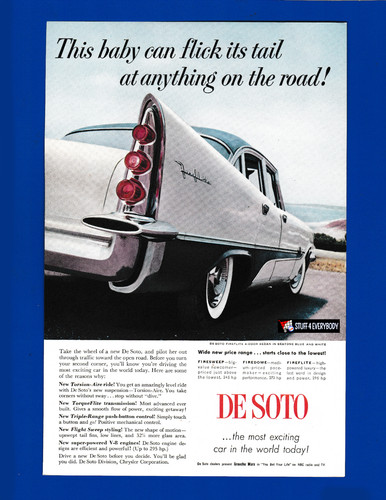 '57 De Soto Fireflite 4-Door - Caters to Performance Fans With a Taste for Drama