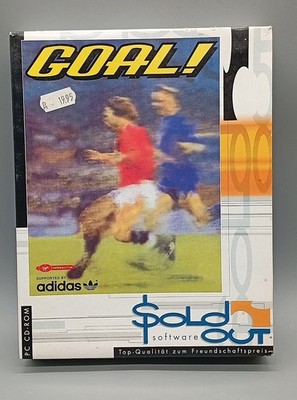 Goal! - Sold Out Software - Big Box PC OVP - CD ROM