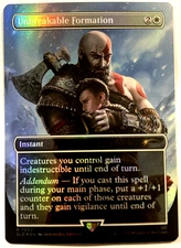 MTG Unbreakable Formation (Foil) Secret Lair x God of War 7052 NM