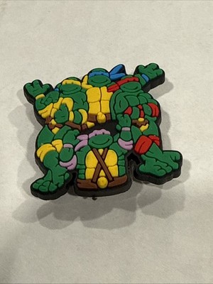 Crocs Shoe Charm Jibbitz Teenage Mutant Ninja Turtle Raph Don Leo Mike Tmnt 